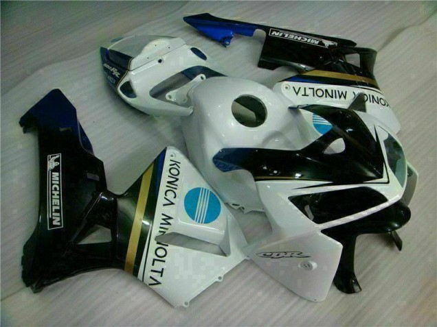 Bianco Nero Carene & Plastica CBR 600 RR 2005-2006 Bianco Nero Carene & Plastica CBR 600 RR 2005-2006