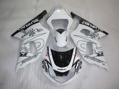 Bianco Nero Corona Extra Carene GSXR 600 K1 K2 K3 2001-2003