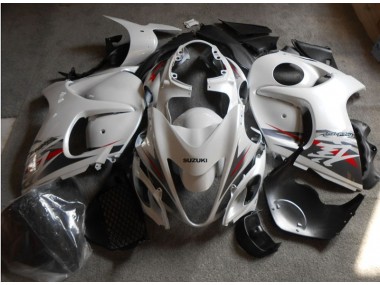 Bianco Nero Kit Carenatura Completo ABS GSXR 1300 Hayabusa 2008-2019