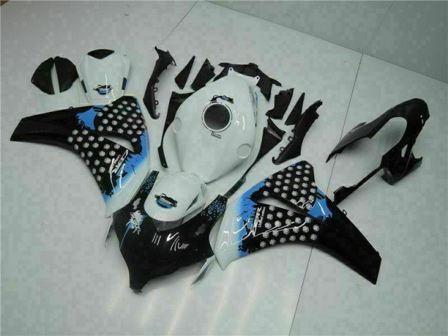Bianco Nero Kit Carenatura Iniezione CBR 1000 RR 2008-2011 Bianco Nero Kit Carenatura Iniezione CBR 1000 RR 2008-2011
