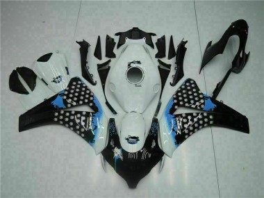 Bianco Nero Kit Carenatura Iniezione CBR 1000 RR 2008-2011