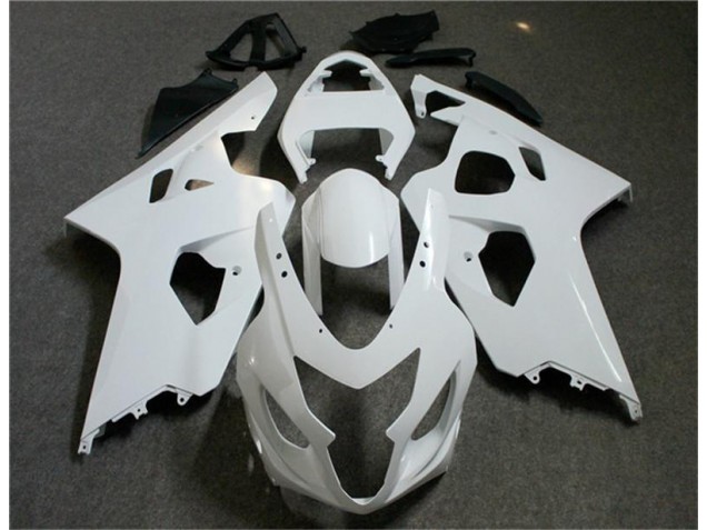 Bianco Nero Kit Carenatura Iniezione GSXR 600 / 750 K4 2004-2005 Bianco Nero Kit Carenatura Iniezione GSXR 600 / 750 K4 2004-2005