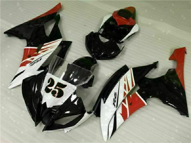 Bianco Nero Kit Carenatura Iniezione R6 2008-2016 Bianco Nero Kit Carenatura Iniezione R6 2008-2016