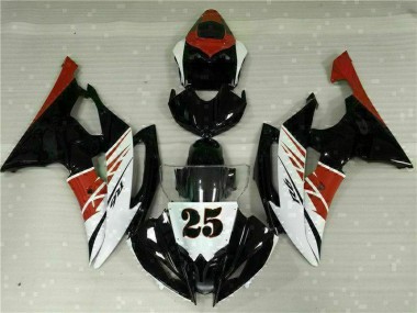 Bianco Nero Kit Carenatura Iniezione R6 2008-2016