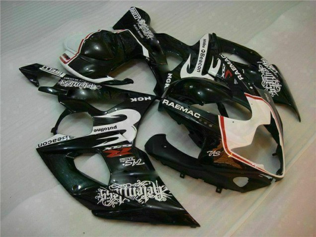 Bianco Nero Kit Carene GSXR 1000 K5 2005-2006 Bianco Nero Kit Carene GSXR 1000 K5 2005-2006