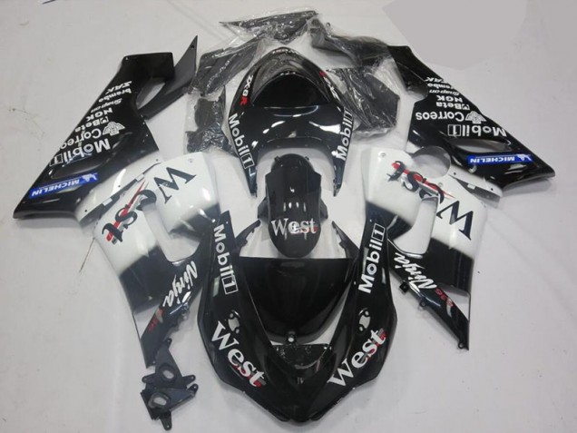 Bianco Nero Kit Carene ZX6R 2005-2006 Bianco Nero Kit Carene ZX6R 2005-2006