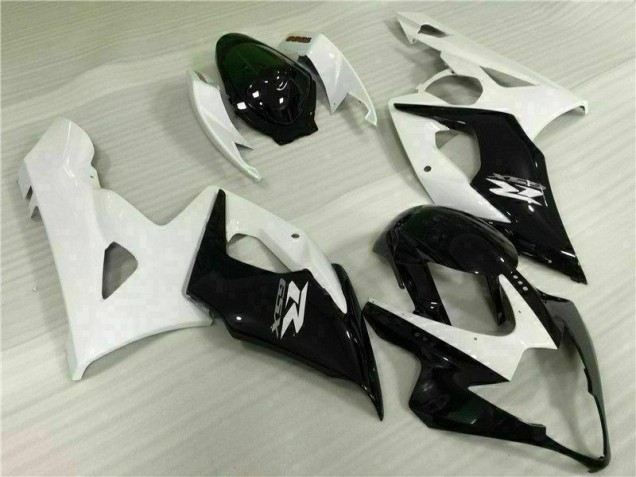 Bianco Nero Kit Completo Carenatura ABS GSXR 1000 K5 2005-2006 Bianco Nero Kit Completo Carenatura ABS GSXR 1000 K5 2005-2006
