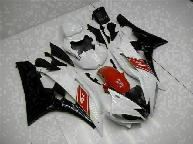 Bianco Nero Kits Carenatura Completo ABS R6 2006-2007 Bianco Nero Kits Carenatura Completo ABS R6 2006-2007
