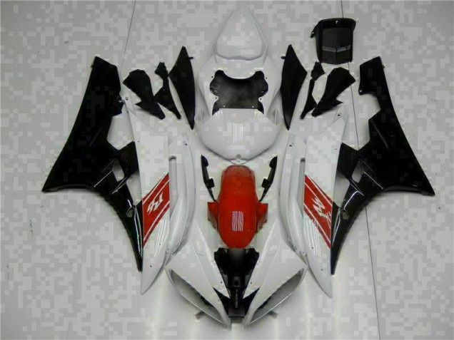 Bianco Nero Kits Carenatura Completo ABS R6 2006-2007 Bianco Nero Kits Carenatura Completo ABS R6 2006-2007