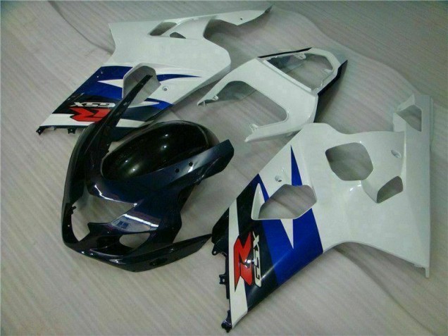 Bianco Nero Kits Carenatura Iniezione GSXR 600 / 750 K4 2004-2005 Bianco Nero Kits Carenatura Iniezione GSXR 600 / 750 K4 2004-2005