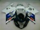 Bianco Nero Kits Carenatura Iniezione GSXR 600 / 750 K4 2004-2005 Bianco Nero Kits Carenatura Iniezione GSXR 600 / 750 K4 2004-2005
