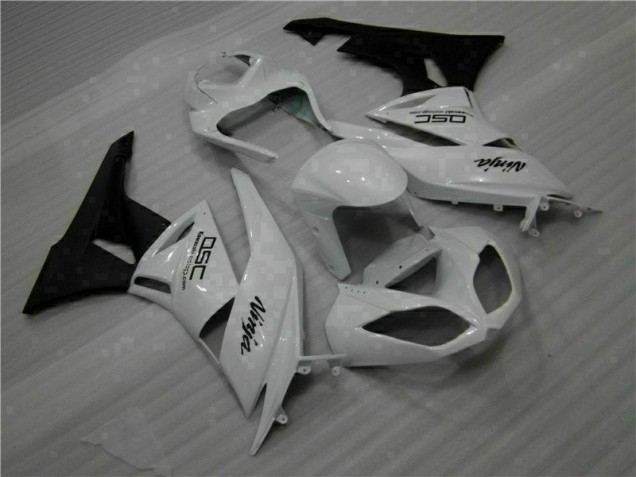 Bianco Nero Ninja Carene ZX6R 2009-2012 Bianco Nero Ninja Carene ZX6R 2009-2012