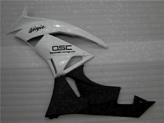 Bianco Nero Ninja Carene ZX6R 2009-2012 Bianco Nero Ninja Carene ZX6R 2009-2012