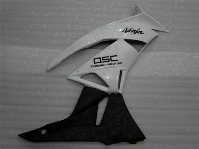 Bianco Nero Ninja Carene ZX6R 2009-2012 Bianco Nero Ninja Carene ZX6R 2009-2012