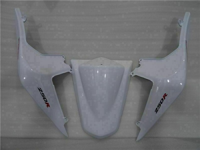 Bianco Nero Ninja Kit Carena & Plastica EX250 2008-2012 Bianco Nero Ninja Kit Carena & Plastica EX250 2008-2012