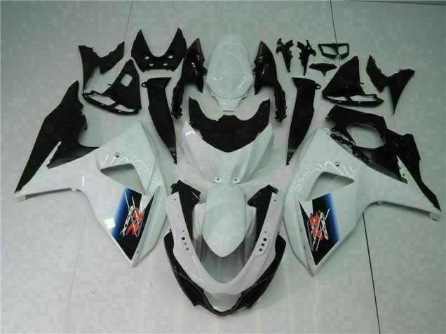 Bianco Nero Plastica GSXR 1000 K9 2009-2016 Bianco Nero Plastica GSXR 1000 K9 2009-2016