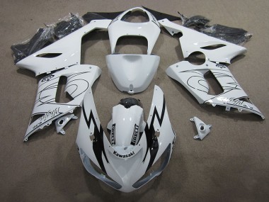 Bianco Ninja 636 Carene ZX6R 2005-2006