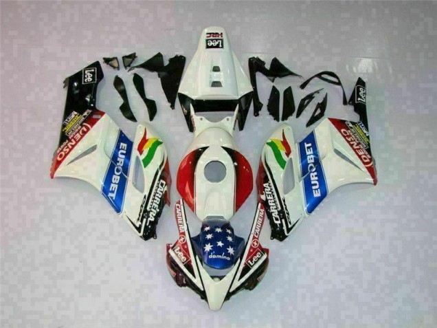 Bianco Rosso ABS Plastica & Carene CBR 1000 RR 2004-2005 Bianco Rosso ABS Plastica & Carene CBR 1000 RR 2004-2005