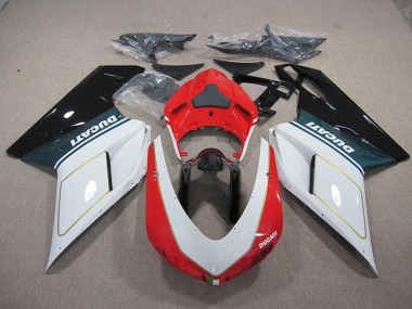Bianco Rosso Carene Ducati 1098 848 2007-2014