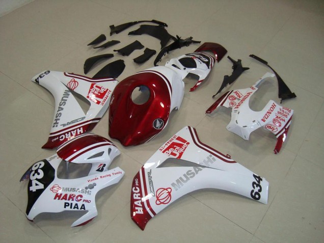Bianco Rosso HARC Pro PIAA 634 Kits Carenatura Completa CBR 1000 RR 2008-2011 Bianco Rosso HARC Pro PIAA 634 Kits Carenatura Completa CBR 1000 RR 2008-2011