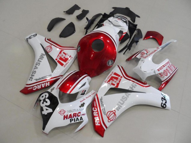 Bianco Rosso HARC Pro PIAA 634 Kits Carene CBR 1000 RR 2008-2011 Bianco Rosso HARC Pro PIAA 634 Kits Carene CBR 1000 RR 2008-2011