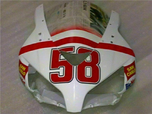 Bianco Rosso Kit Completo Carenatura ABS CBR 1000 RR 2004-2005 Bianco Rosso Kit Completo Carenatura ABS CBR 1000 RR 2004-2005
