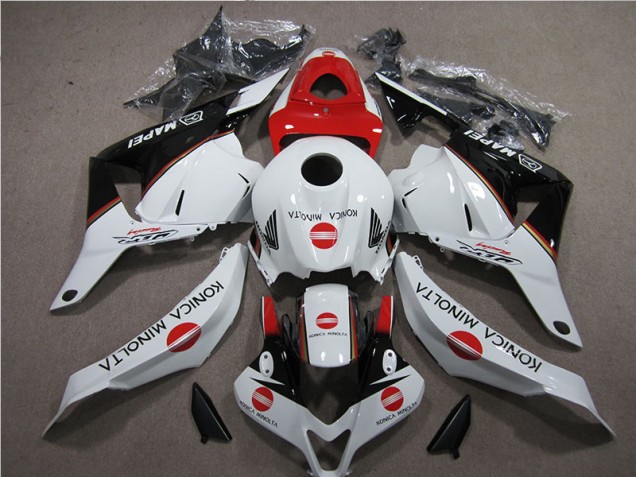 Bianco Rosso Konica Minolta Carene CBR 600 RR 2009-2012 Bianco Rosso Konica Minolta Carene CBR 600 RR 2009-2012