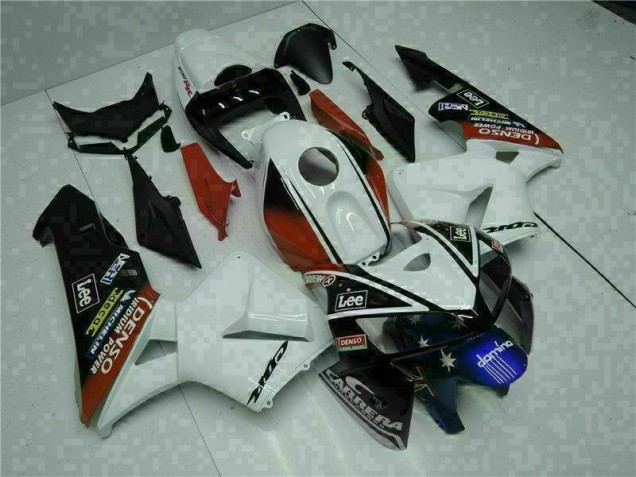Bianco Rosso Nero Lee Carene CBR 600 RR 2005-2006 Bianco Rosso Nero Lee Carene CBR 600 RR 2005-2006