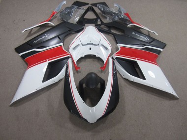 Bianco Rosso Nero Marvic Carene Ducati 848 2007-2014