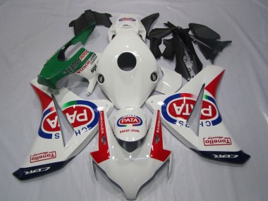 Bianco Rosso PATA Kit Carenatura Iniezione CBR 1000 RR 2008-2011
