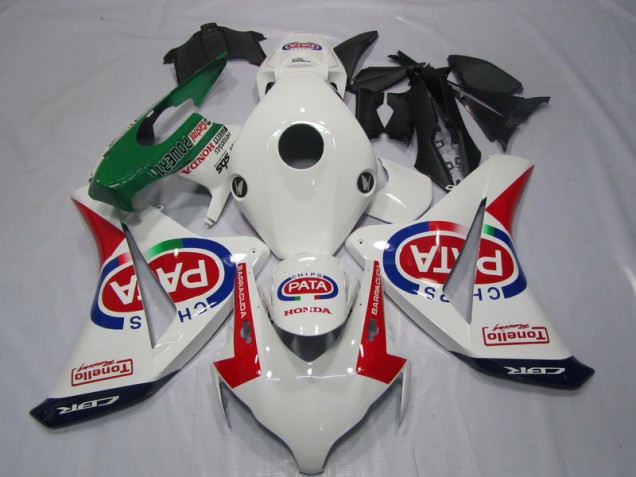 Bianco Rosso PATA Kit Carenatura Iniezione CBR 1000 RR 2008-2011 Bianco Rosso PATA Kit Carenatura Iniezione CBR 1000 RR 2008-2011