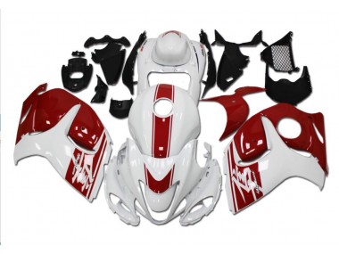 Bianco Rosso Plastica GSXR 1300 Hayabusa 2008-2019