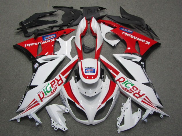 Bianco Rosso Rapid Carene ZX6R 2009-2012 Bianco Rosso Rapid Carene ZX6R 2009-2012