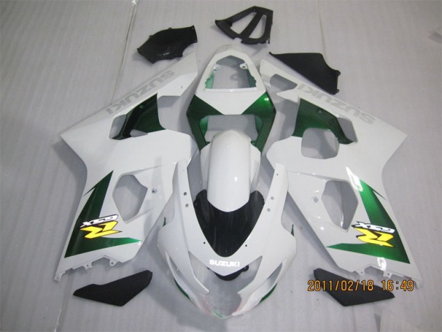 Bianco Verde Carene GSXR 600 K4 2004-2005 Bianco Verde Carene GSXR 600 K4 2004-2005