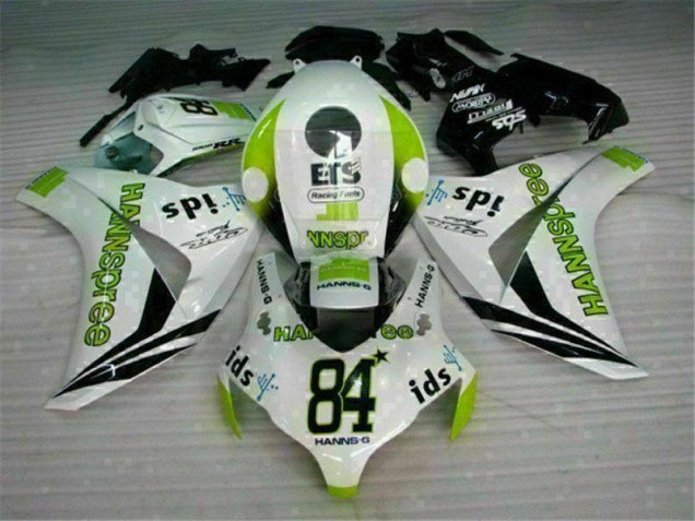 Bianco Verde Hannspree 84 Carene CBR 1000 RR 2008-2011 Bianco Verde Hannspree 84 Carene CBR 1000 RR 2008-2011