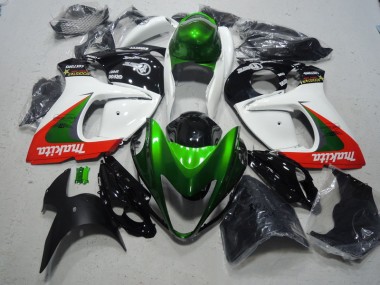 Bianco Verde Makita Carene GSXR 1300 Hayabusa 2008-2019