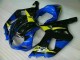 Blu ABS Plastica & Carene GSXR 600 / 750 K1 K2 K3 2001-2003