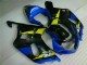 Blu ABS Plastica & Carene GSXR 600 / 750 K1 K2 K3 2001-2003