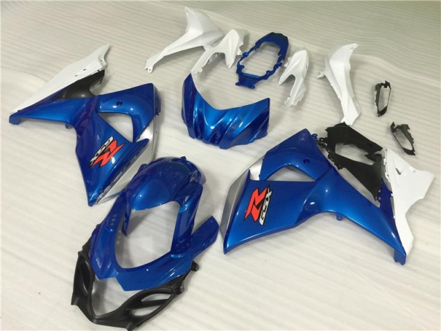 Blu Bianco ABS Kit Carenatura GSXR 1000 K9 2009-2016 Blu Bianco ABS Kit Carenatura GSXR 1000 K9 2009-2016