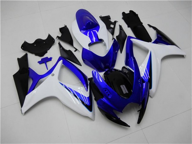 Blu Bianco ABS Kit Carenatura GSXR 600 / 750 K6 2006-2007 Blu Bianco ABS Kit Carenatura GSXR 600 / 750 K6 2006-2007