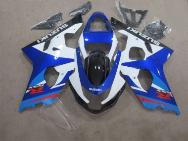 Blu Bianco ABS Kit Carenatura GSXR 600 K4 2004-2005
