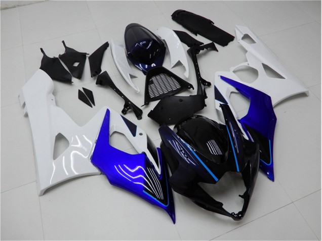 Blu Bianco ABS Kits Carenatura GSXR 1000 K5 2005-2006 Blu Bianco ABS Kits Carenatura GSXR 1000 K5 2005-2006
