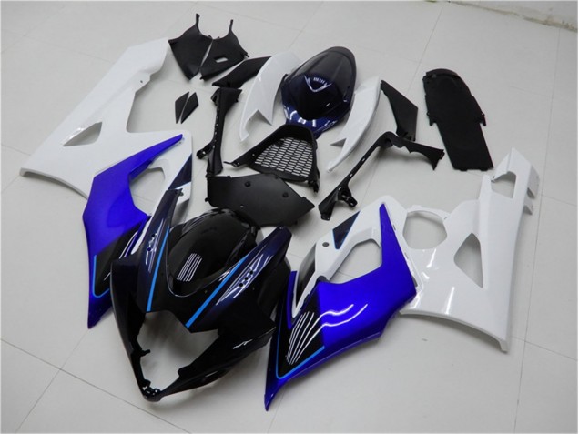 Blu Bianco ABS Kits Carenatura GSXR 1000 K5 2005-2006 Blu Bianco ABS Kits Carenatura GSXR 1000 K5 2005-2006
