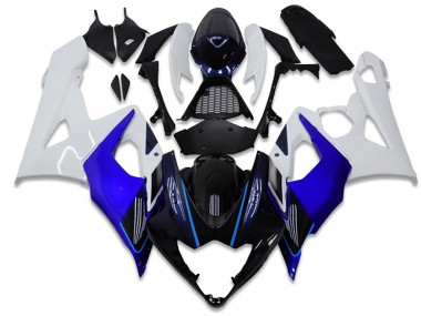 Blu Bianco ABS Kits Carenatura GSXR 1000 K5 2005-2006