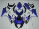 Blu Bianco ABS Kits Carenatura GSXR 1000 K7 2007-2008 Blu Bianco ABS Kits Carenatura GSXR 1000 K7 2007-2008