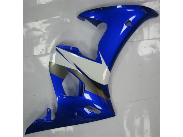 Blu Bianco ABS Plastica & Carena R6 2003-2005 Blu Bianco ABS Plastica & Carena R6 2003-2005