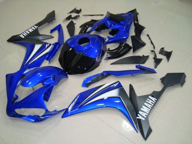 Blu Bianco ABS Plastica & Carene R1 2007-2008