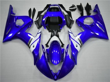 Blu Bianco ABS Plastica & Carene R6 2003-2005