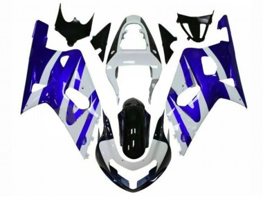 Blu Bianco Carene GSXR 600 / 750 K1 K2 K3 2001-2003