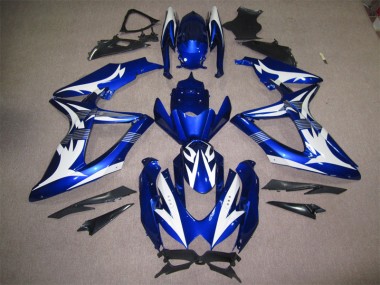Blu Bianco Carene GSXR 600 K8 2008-2010